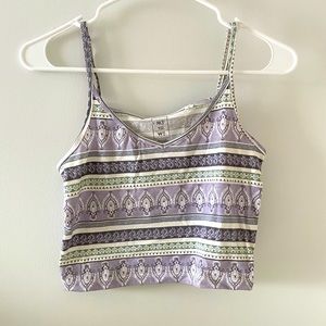 Patterned crop top
